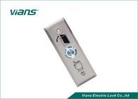 Stainless Steel Pintu Keluar Tombol Dengan LED Light, Door Push Button Beralih 86 * 28mm