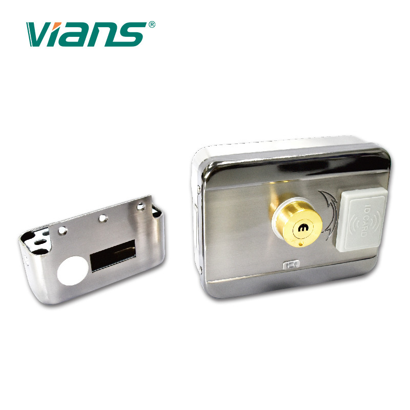 Smart Electric Rim Door Lock Semua Dalam Satu Silinder Ganda Dengan Remote Control RFID VI-602B