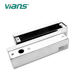 U Magnetic Lock Bolt Lock Kawat Baja Stainless Menggambar Listrik Untuk Pintu Kaca Tanpa Bingkai